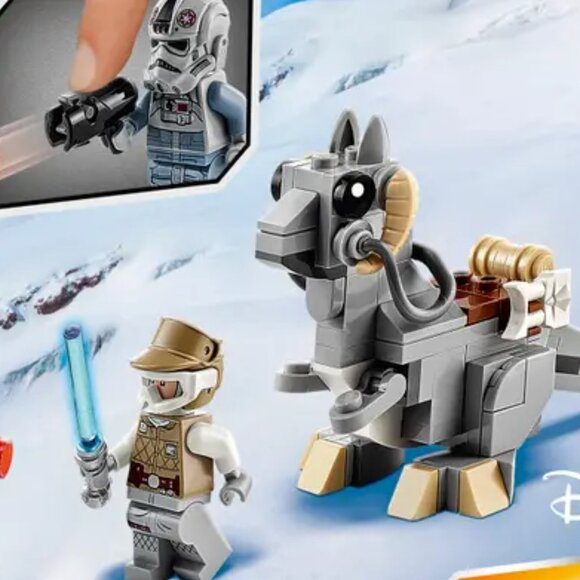 Brand New Lego Star Wars AT-AT vs Tauntaun Microfighters 75298 - Picture 5 of 9